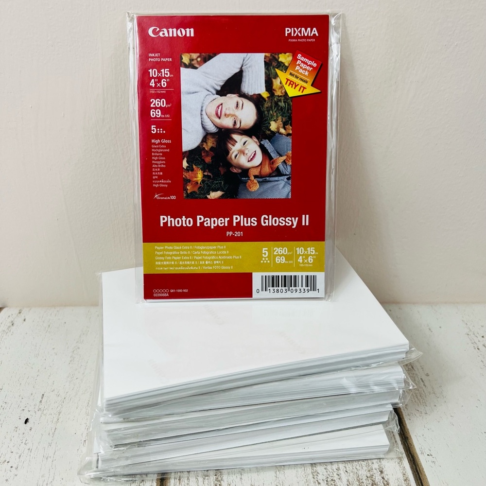 Canon Pixma Photo Paper Plus Glossy Bundle 4x6